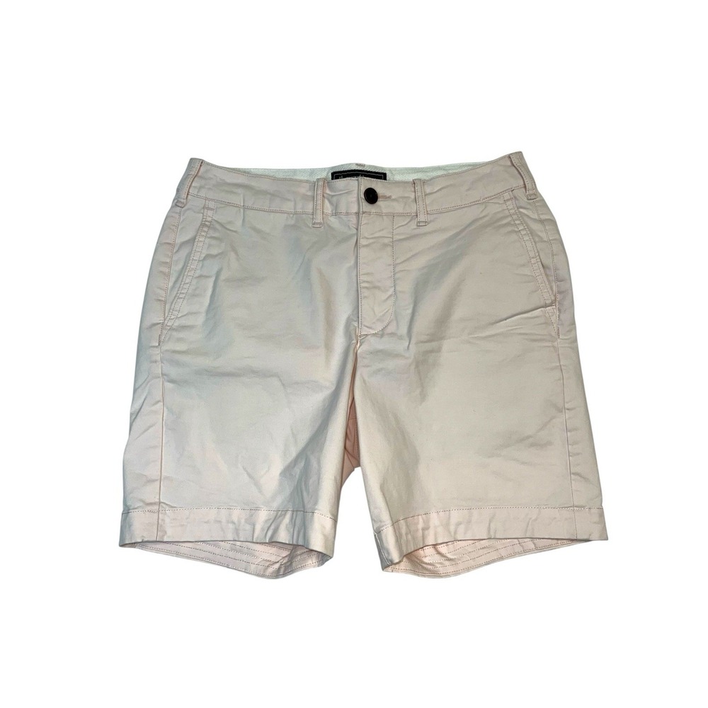 Abercrombie And Fitch Pink Khaki Stretch Shorts Size 26 Bermuda Shorts